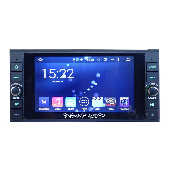 Insane Audio 200 series Quick Start Manual