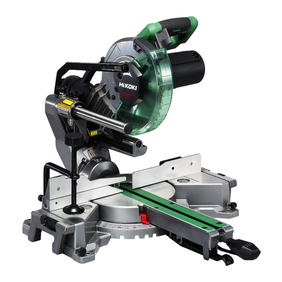 HIKOKI C 8FSHG Handling Instructions Manual