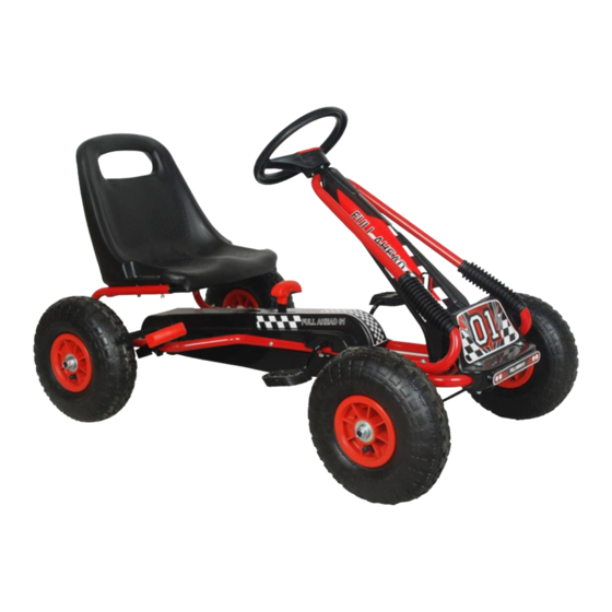 Oypla Kids Red Pedal Go Kart User Manual