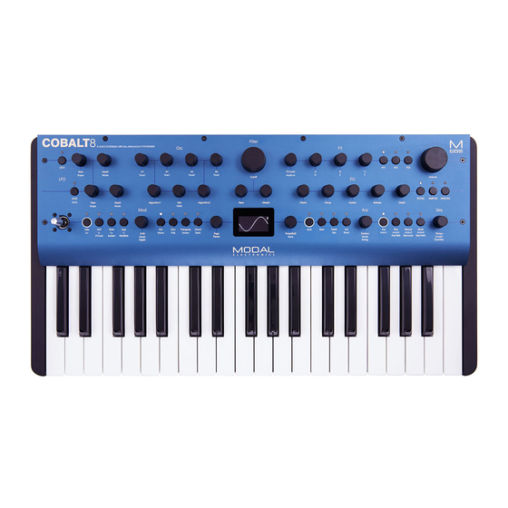 Modal Electronics COBALT8 User Manual