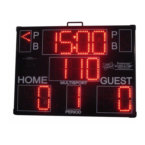 Funtronix SCORE-N-TIME SNT-140 Operating Manual
