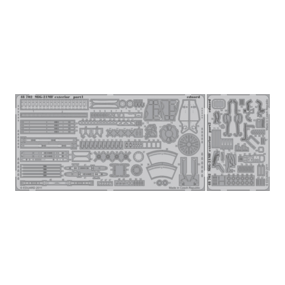 Eduard MiG-21MF exterior Quick Start Manual