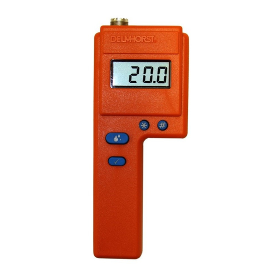 Delmhorst FX-2000 Owner's Manual