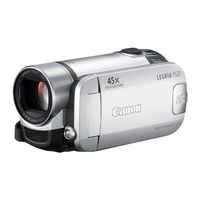 Canon FS200 - Camcorder - 680 KP Instruction Manual