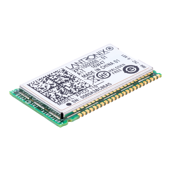 Lantronix xPico 110 Integration Manual