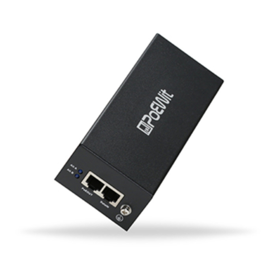 PoeWit PI-09 Quick Start Manual