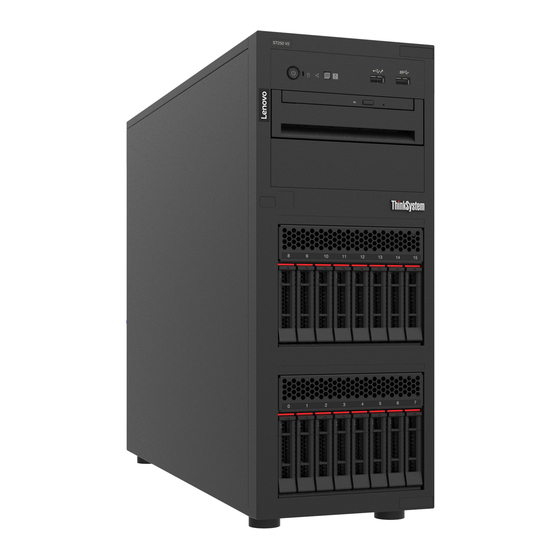 Lenovo ThinkSystem ST250 V2 Setup Manual