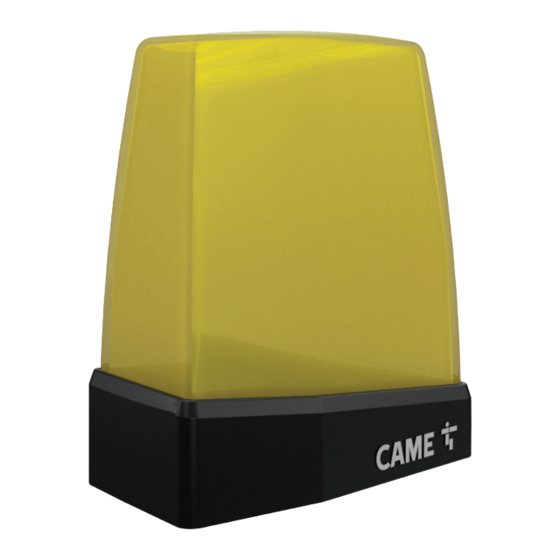 CAME 806LA-0010 Manual