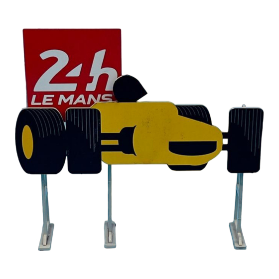 RACE TRACK SCENICS 8A58 Assembly Instructions Manual