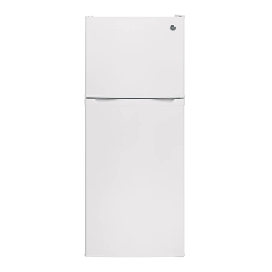 GE GPE12FGKWW Top-Freezer Refrigerator Manuals