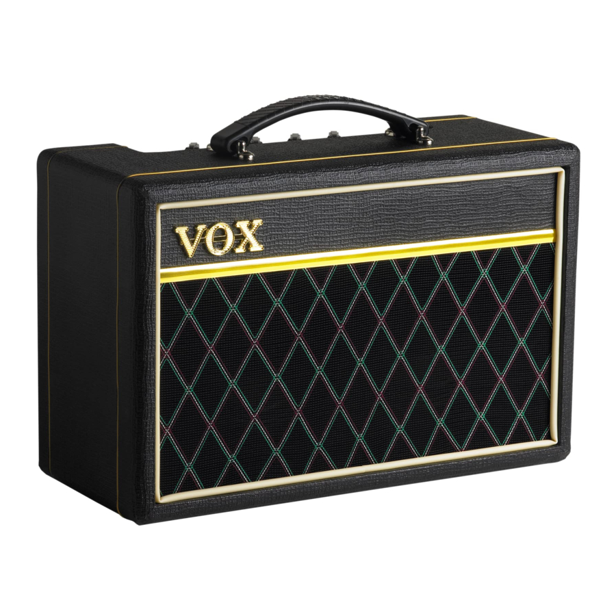 Vox Pathfinder 10 Manual