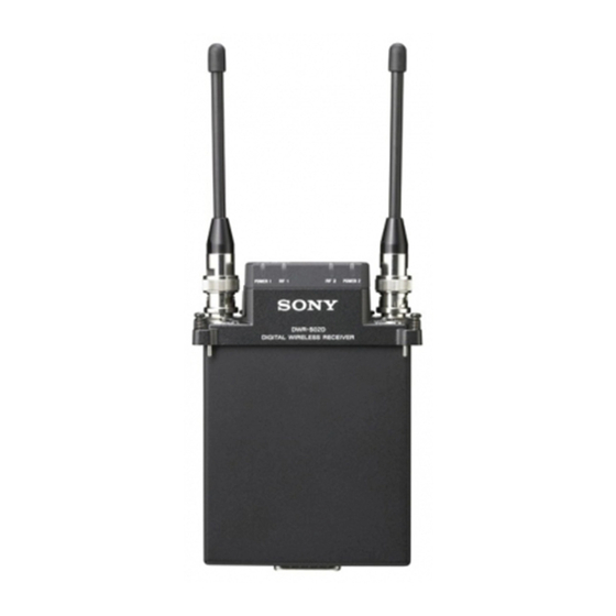 Sony DWRS02D/14 Product Information