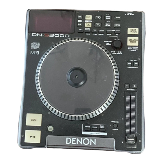 DENON DN-S3000 SERVICE MANUAL Pdf Download | ManualsLib