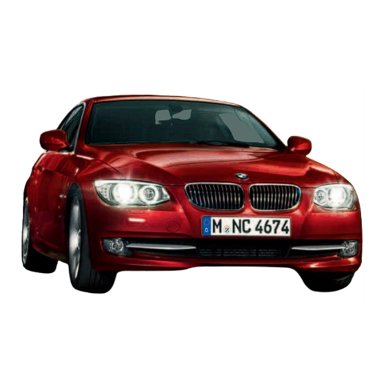 BMW 3 SERIES Owner's Manual