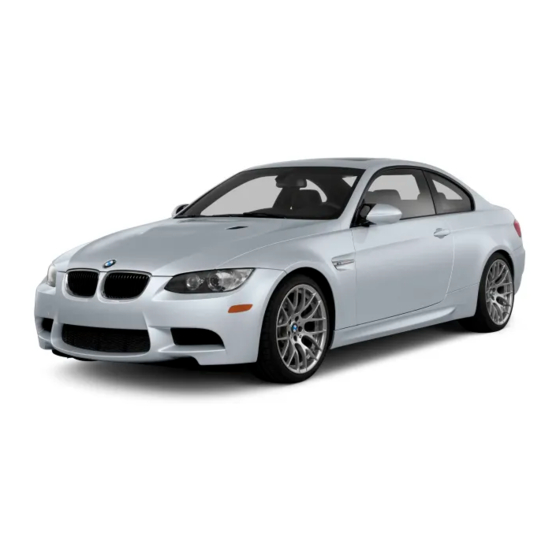 BMW 3 Series Owner's Manual