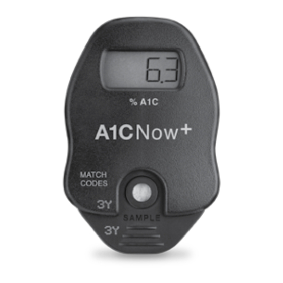 pts Diagnostics A1CNow+ Procedure Manual