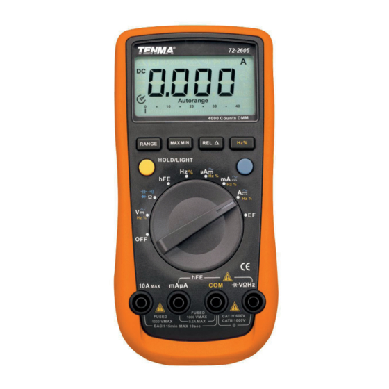 Tenma 72-2605 Manual