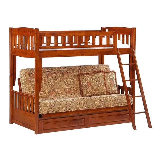 Night & Day Furniture Cinnamon Futon Bunk Bed Manuals