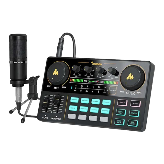 Maono AU-AM200-S1 Troubleshooting