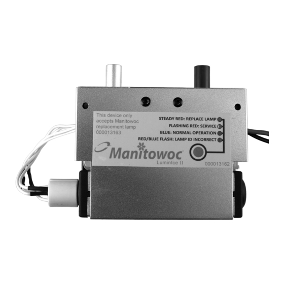 Manitowoc LuminIce Installation, Operation And Maintenance Manual