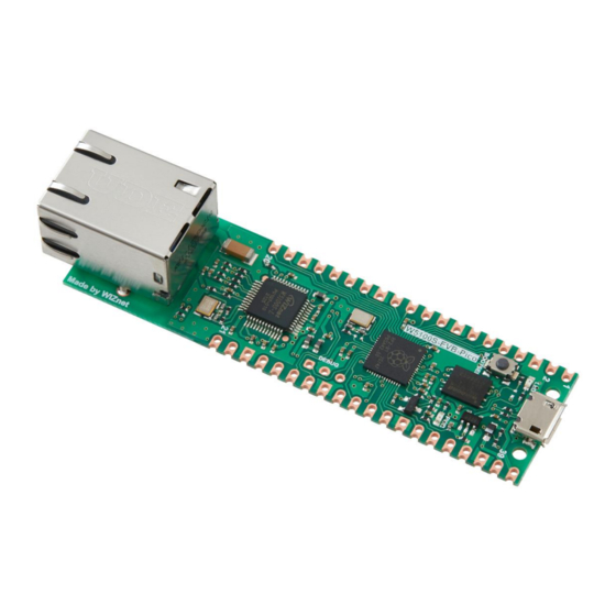 Wiznet W5500-EVB-Pico Getting Started Manual