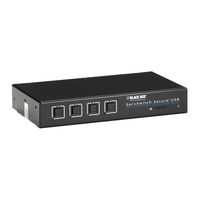 Black Box ServSwitch Secure SW4009A-USB-EAL Manual
