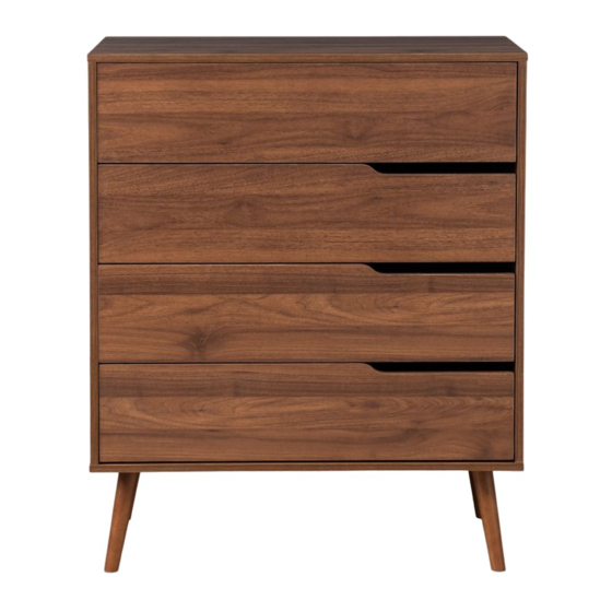 Mocka Edmond Four Drawer Assembly Instructions Manual