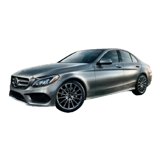 Mercedes-Benz C-Class 2018 Operator's Manual