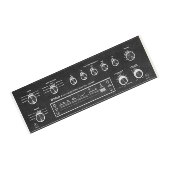 McIntosh C34V Service Manual