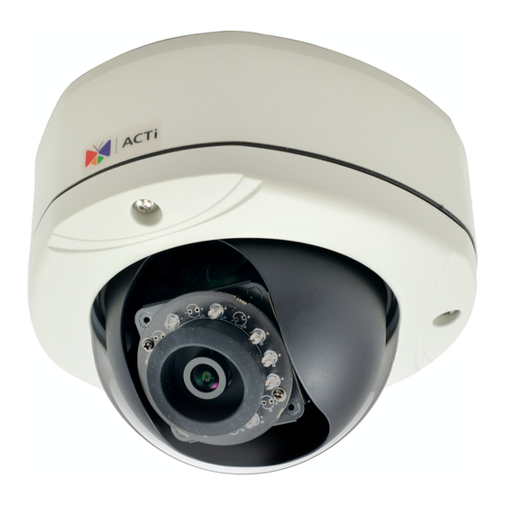 ACTi E77 Hardware Manual