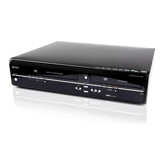 FUNAI TD6D-M101 DVD Recorder Manuals