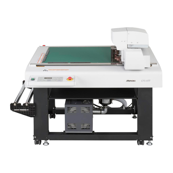 MIMAKI CFL-605RT Operation Manual