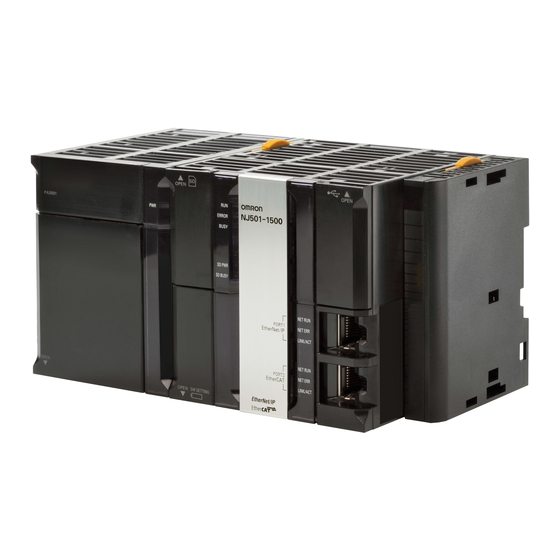 Omron NJ Series Troubleshooting Manual