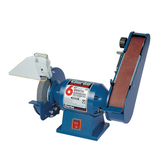 Clarke METALWORKER CBG6SB Operating & Maintenance Instructions