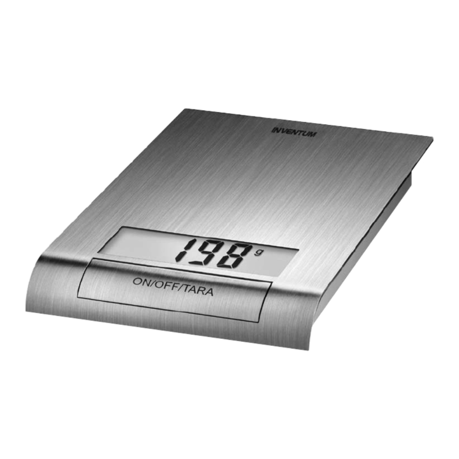 inventum WS 165 Instruction Manual