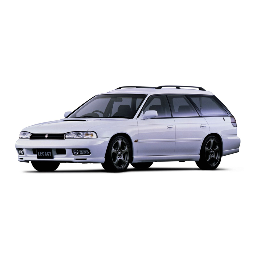 Subaru 1998 Legacy Manuals
