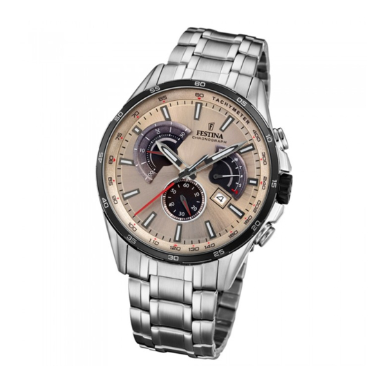 Festina IFMFS80 Instruction Manual