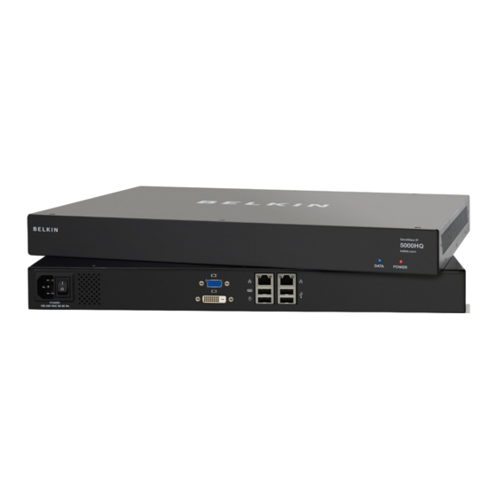 Belkin OmniView 5000HQ Quick Installation Manual