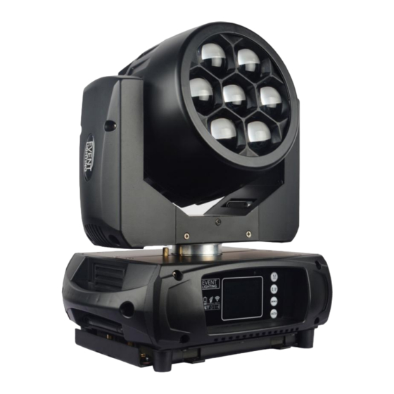 Event Lighting BM7W10RGBW Battery Wash Manuals