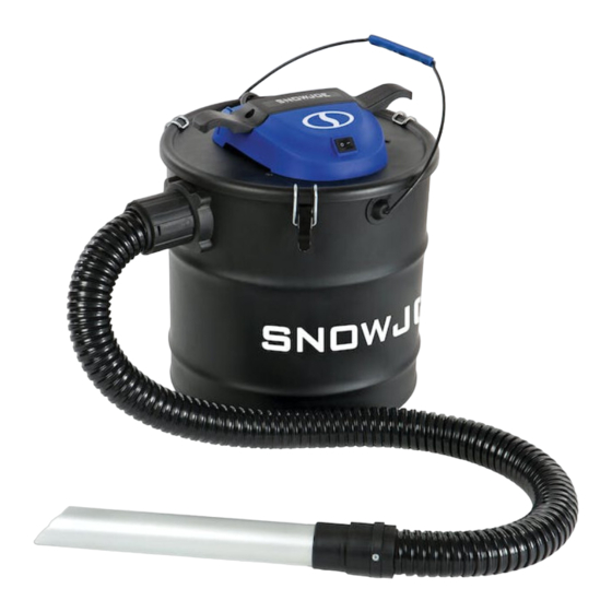 SNOWJOE ASHJ201-RM Electric Ash Vacuum Manuals