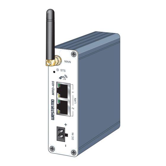 Westermo MRD-405 User Manual