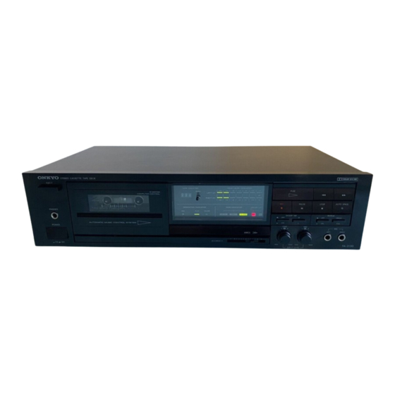 Onkyo TA-2130 Service Manual