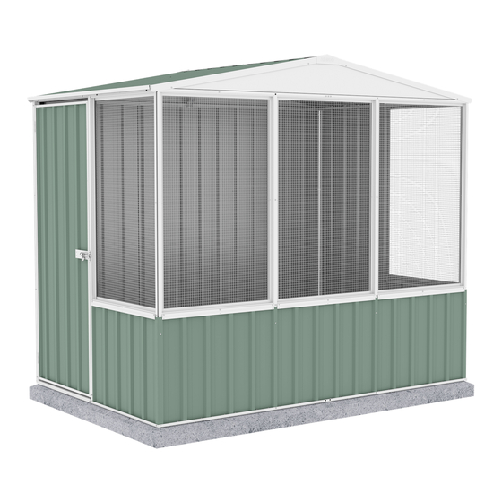 ABSCO SHEDS A23151GKFD Assembly Instructions Manual