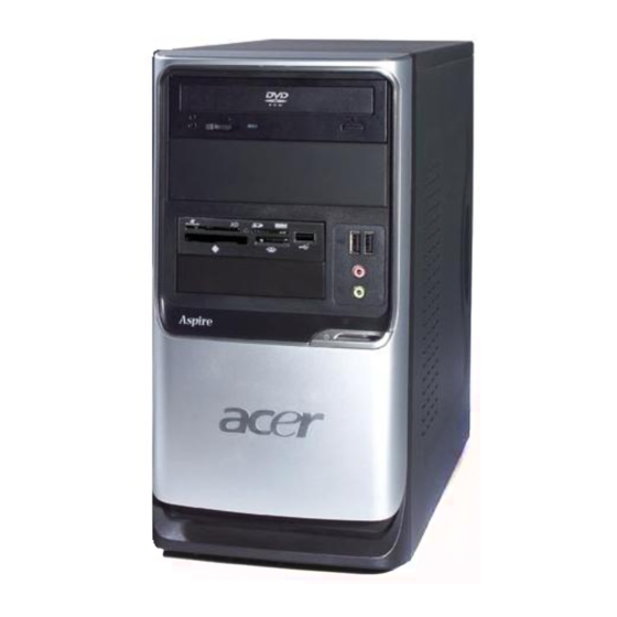 Acer Aspire SA85 Manuals