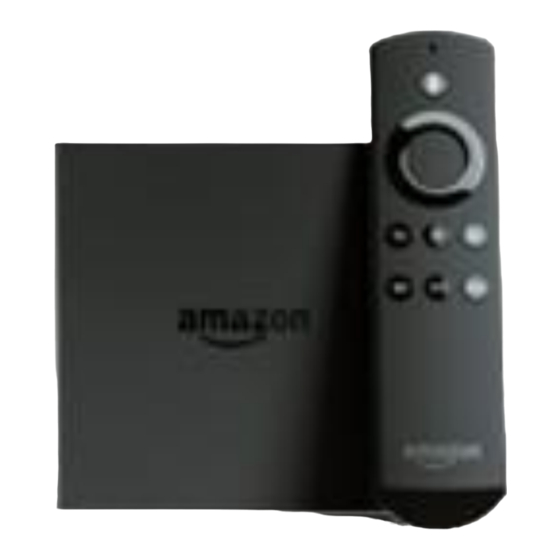 Amazon Fire TV 1st Generation User Manual