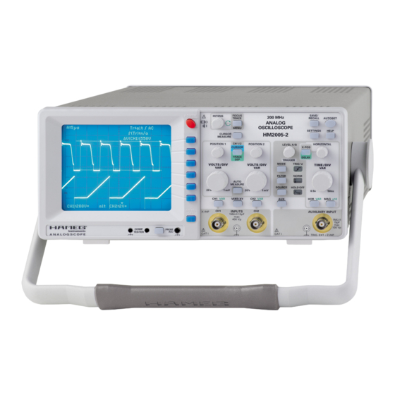 Hameg HM2005-2 User Manual