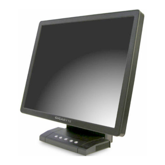 Gigabyte GD-1704BP Manuals