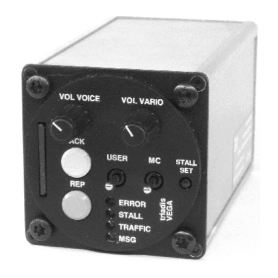 Triadis VEGA Pilot's Manual