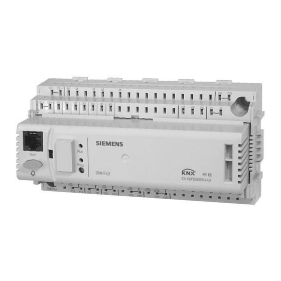 Siemens RMH760 Installation Instructions Manual