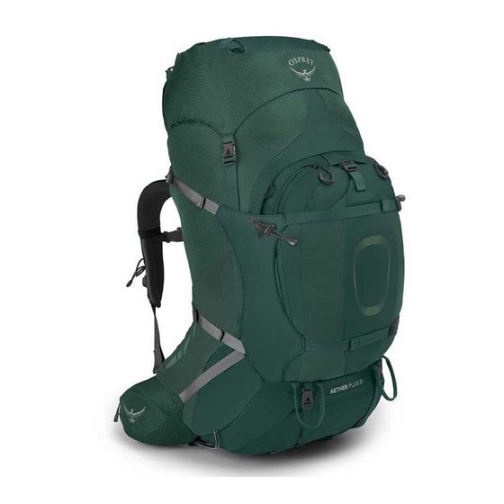 Osprey ARIEL PLUS Series Owner's Manual